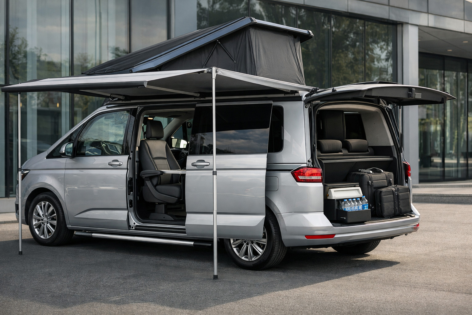 Volkswagen Caravelle T7 -päivityspaketti yrityksille ja matkustajille