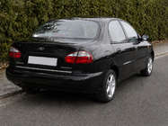 Daewoo Lanos 1998–2017 Takalukun reunalista (ruostumaton teräs) kuva 1