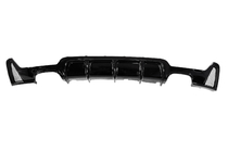 BMW 4-sarja F32/F33/F36 2012–2020 Takapuskurin diffuusori kaksipuoleiselle tuplapakoputkistolle (M-Sport, ABS) kuva 1