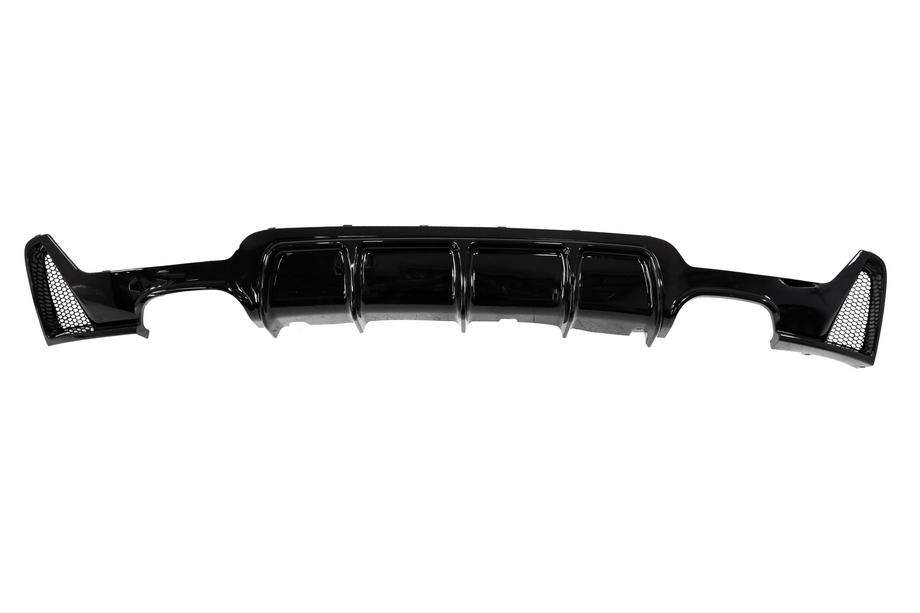 BMW 4-sarja F32/F33/F36 2012–2020 Takapuskurin diffuusori kaksipuoleiselle tuplapakoputkistolle (M-Sport, ABS) Image