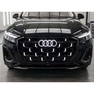 Etusäleikkö RSQ-Style LED (2024-2026, kiiltävä musta) Audi Q7 2015–2026 kuva 1