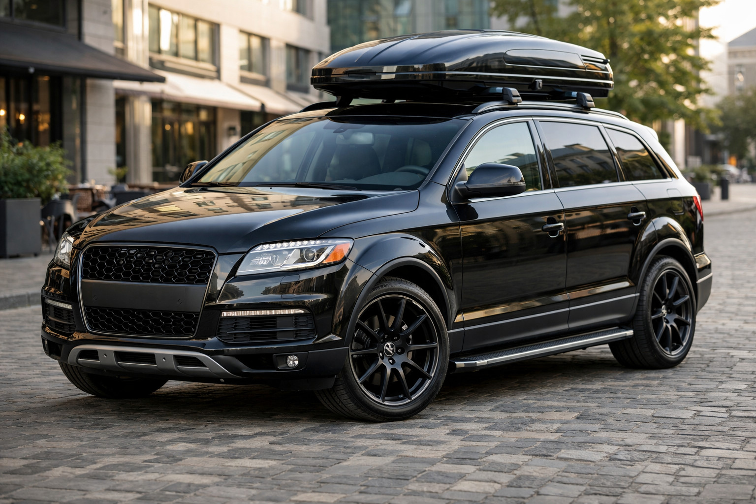 Audi Q7 2005-2015: aloituspäivitys kaupunkiin ja arjen ajokorkeuteen