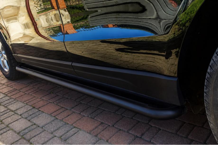 Audi Q5 2008–2017 Sivuporrastangot Premium Black (2 kpl, ruostumaton teräs) d60 mm Image
