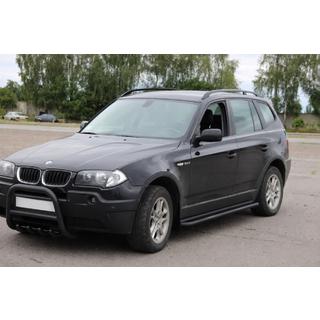 Sivuporrassarja KB001 Black (ruostumaton teräs) BMW X3 E83 2003–2010 kuva 2