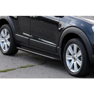 Premium Black sivuastinlaudat (2 kpl, ruostumaton teräs) Chevrolet Captiva 2006–2019 kuva 3