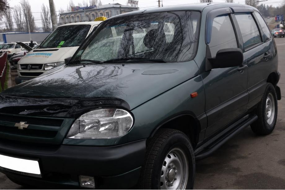 Chevrolet Niva 1998–2020 Sivuporrassarja Premium Black (2 kpl, ruostumaton teräs) Image
