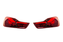 BMW 4-sarja F32/F33/F36 2012–2020 Takavalot M4 Style Punainen kuva 1