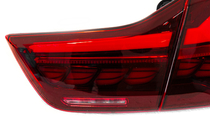 BMW 4-sarja F32/F33/F36 2012–2020 Takavalot M4 Style Punainen kuva 7