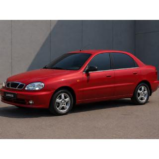 Ikkunankehyslistat (4 kpl, ruostumaton teräs) Daewoo Lanos 1998–2017 kuva 1