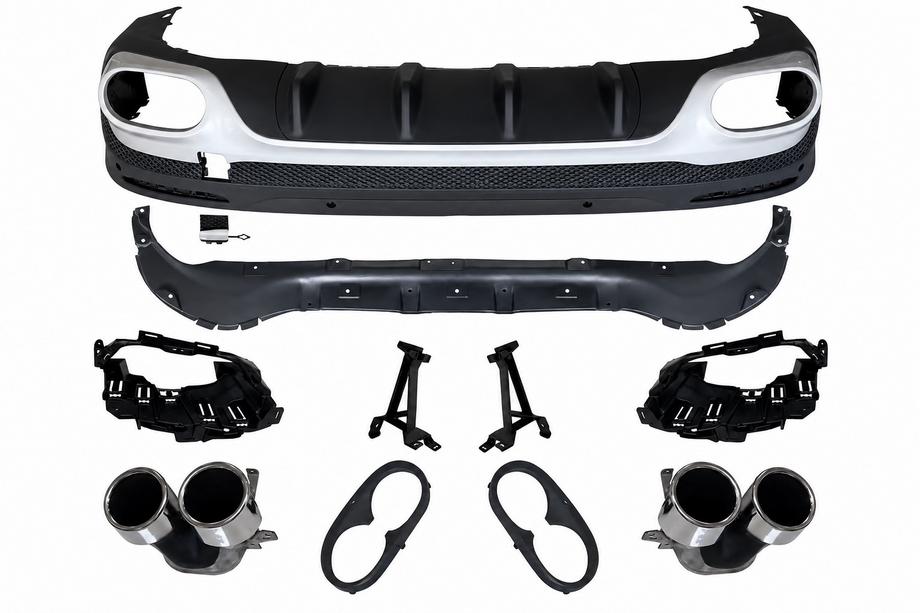 Mercedes GLB X247 2019– Takal diffuusori pakoputkenpäillä (AMG GLB45 2024 -design) Image