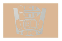 Mitsubishi L200 2006–2015 Kojelaudan koristepaneelit V2 (13 osaa) kuva 1