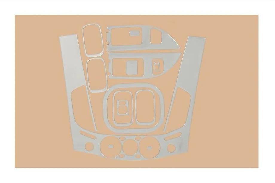 Mitsubishi L200 2006–2015 Kojelaudan koristepaneelit V2 (13 osaa) Image