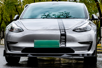 Tesla Model 3 2017– Etupuskurin lip spoiler Lip Turbo (2017-2023) kuva 1