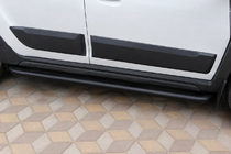 Dacia Duster 2018–2024 Sivuporrasputket Premium (2 kpl, ruostumaton teräs) Black kuva 1
