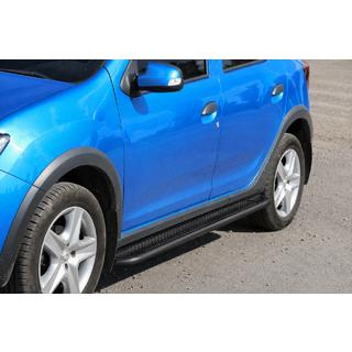 Sivuporras KB001 (ruostumaton teräs) Black Dacia Sandero 2013–2020 kuva 2