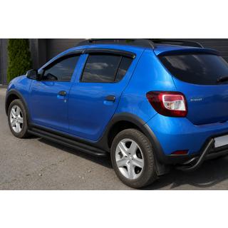 Sivuporras KB001 (ruostumaton teräs) Black Dacia Sandero 2013–2020 kuva 1
