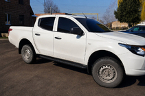 Fiat Fullback 2016– Sivuporrasputket Premium (2 kpl, ruostumaton teräs) Black kuva 2