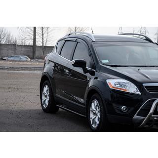 Sivuporras Premium (2 kpl, ruostumaton teräs) Black Ford Kuga 2008–2013 kuva 1