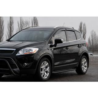 Sivuporras Premium (2 kpl, ruostumaton teräs) Black Ford Kuga 2008–2013 kuva 2