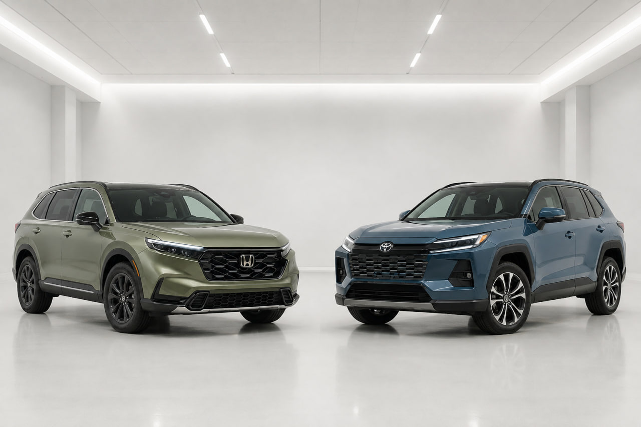 Toyota RAV4 2026 vs. Honda CR-V 2026: kumpi hybridi-SUV on parempi?