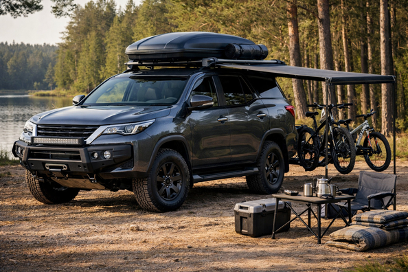 Mitä Toyota Fortuneriin hankkia oston jälkeen: perhe ja retket
