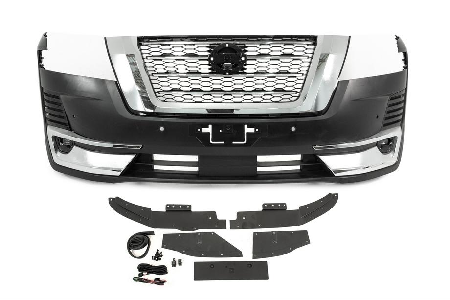 Nissan Armada 2016–2024 Etu puskuri täydellinen (2021–2024) Image