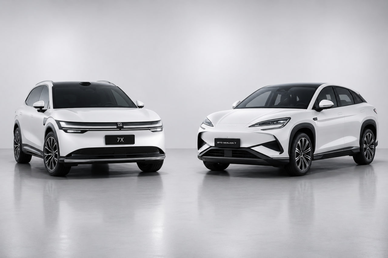 Zeekr 7X vs BYD Sealion 7: kiinalaisten sähkö-SUVien vertailu