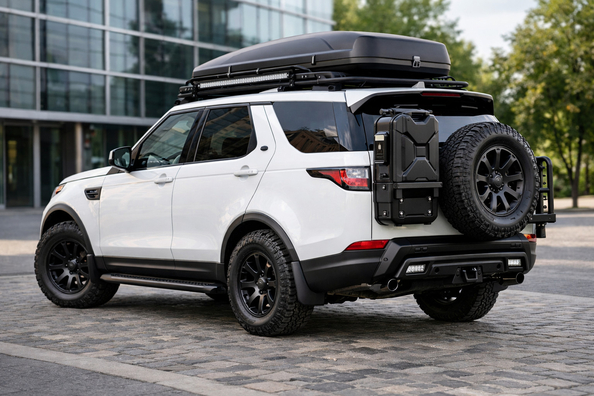 Land Rover Discovery 5: päivityspaketti oston jälkeen kaupunkiin ja matkalle