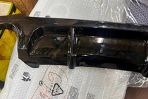 BMW 3-sarja E92/E93 2006–2013 Poistoerä Takapuskurin diffuusori DPT (E92 M-Sport, kiiltävä musta) kuva 4