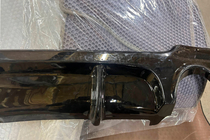BMW 3-sarja E92/E93 2006–2013 Poistoerä Takapuskurin diffuusori DPT (E92 M-Sport, kiiltävä musta) kuva 6