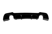 BMW 3-sarja E92/E93 2006–2013 Poistoerä Takapuskurin diffuusori DPT (E92 M-Sport, kiiltävä musta) kuva 1