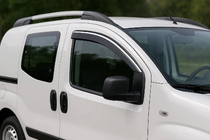 Citroen Nemo 2007–2017 Ikkunatuulisuojat kromilistalla Niken Luxury (2 kpl) kuva 1