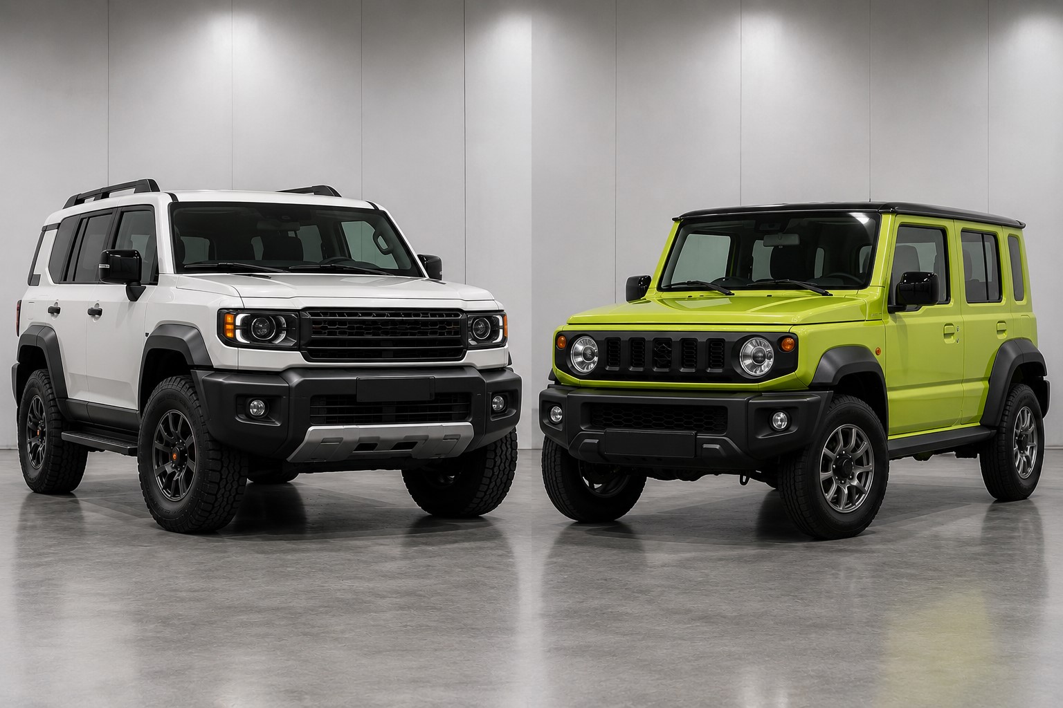 Toyota Land Cruiser FJ 2026 vs Suzuki Jimny 5-Door: kumpi on parempi?