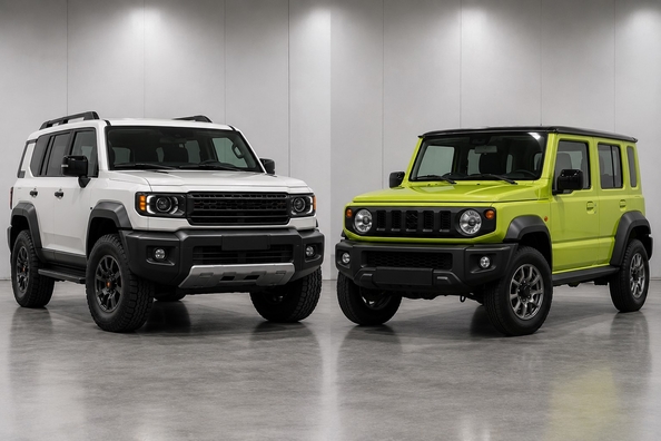 Toyota Land Cruiser FJ 2026 vs Suzuki Jimny 5-Door: kumpi on parempi?