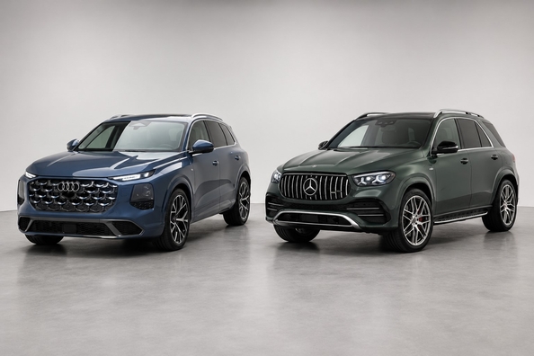 Audi Q7 2027 vs Mercedes-Benz GLE 2027: kumpi premium-SUV on parempi?