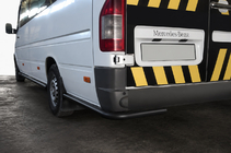 Volkswagen LT 1995–2006 AK-SO Black takakulmapalat (ruostumaton teräs) kuva 1