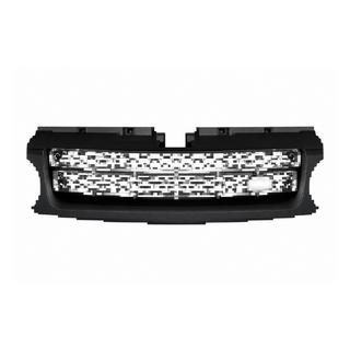 Alkuperäinen hopea etusäleikkö, musta kehys (2010-2012) Range Rover Sport 2005–2013