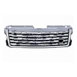 Musta etusäleikkö hopealistoilla (facelift 2013→2023) Range Rover IV L405 2013–2021