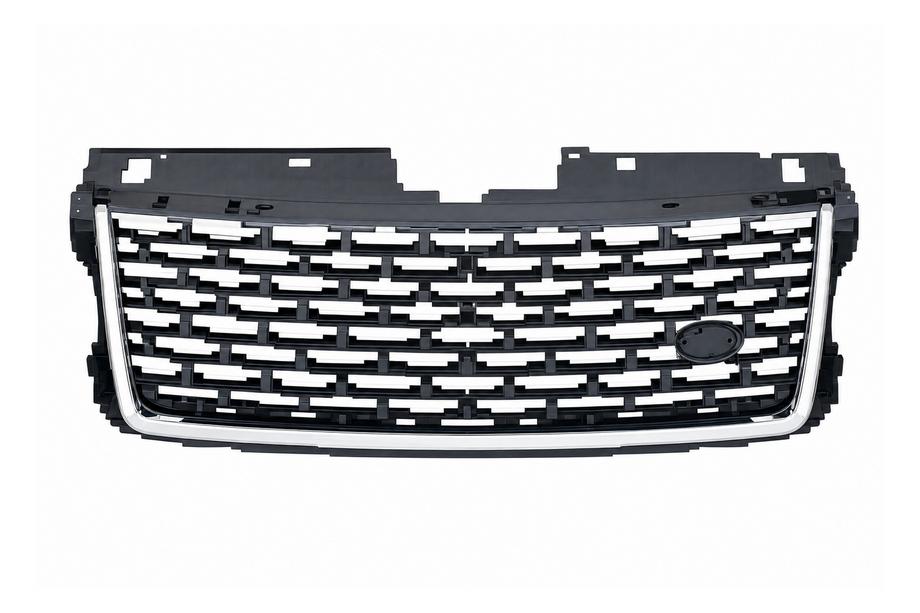 Range Rover IV L405 2013–2021 SVO-mustaristikko hopearaidoilla (2013) Image