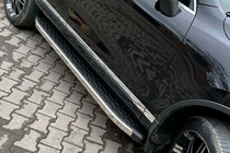 Volkswagen Touareg 2010–2018 BlackLine-sivuporrassarja (2 kpl, alumiini) kuva 3