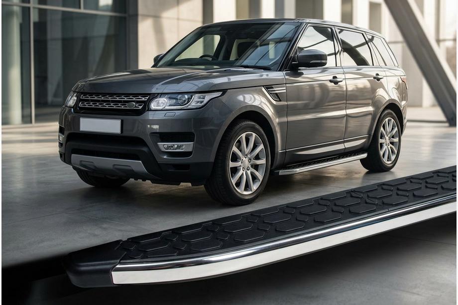 Range Rover Sport 2014–2022 BlackLine-sivuporrassarja (2 kpl, alumiini) Image