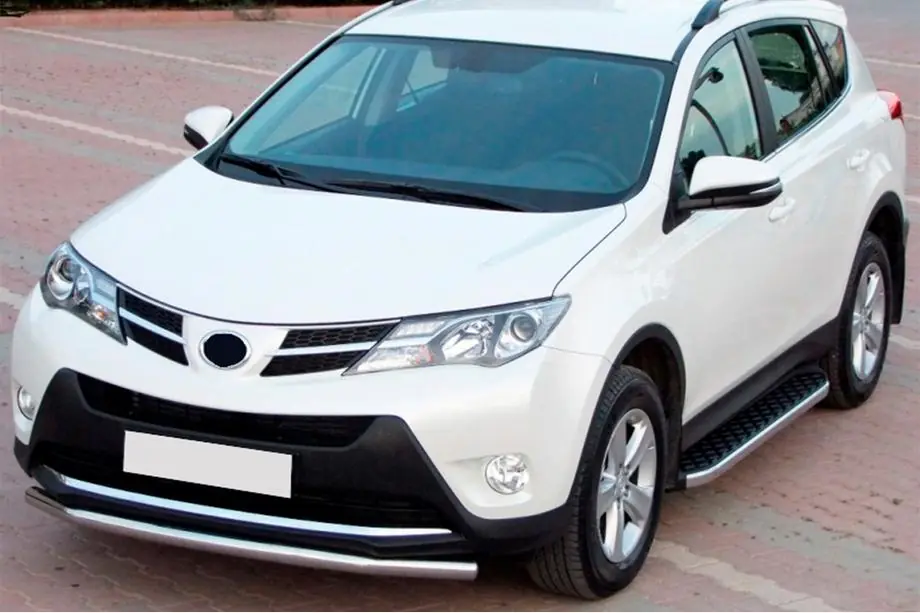 Toyota Rav 4 2013–2018 BlackLine-sivuporrassarja (2 kpl, alumiini) Image