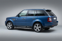 Range Rover Sport 2005–2013 BlackLine-sivuporrassarja (2 kpl, alumiini) kuva 1