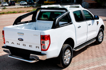 Ford Ranger 2011–2022 BlackLine-sivuporrassarja (2 kpl, alumiini) kuva 1