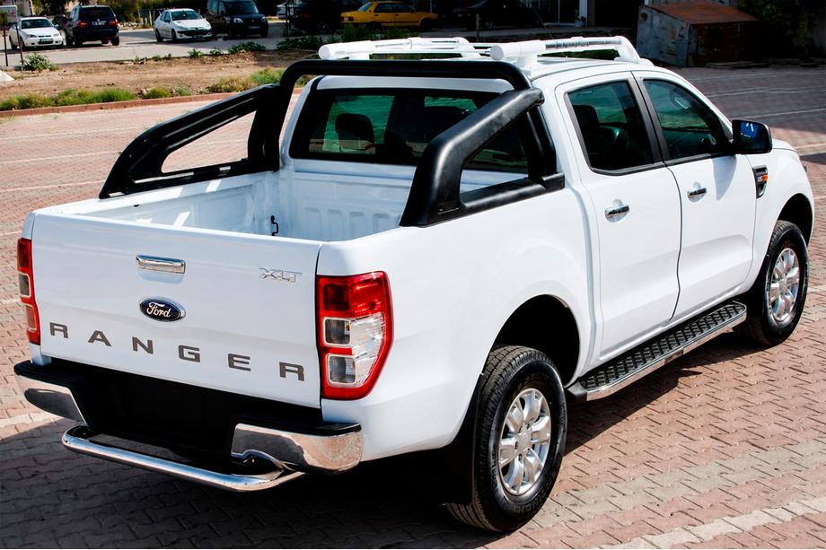 Ford Ranger 2011–2022 BlackLine-sivuporrassarja (2 kpl, alumiini) Image