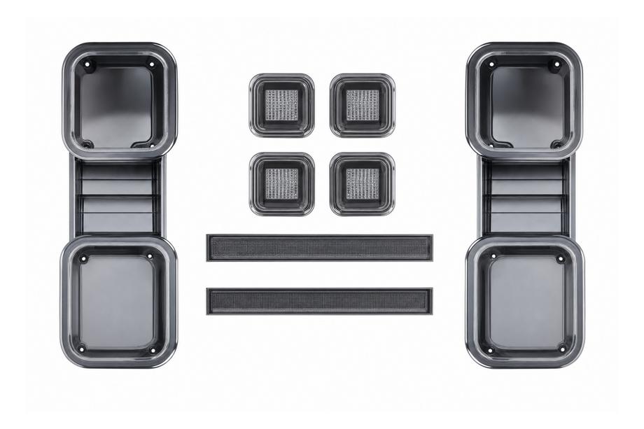 Land Rover Defender 2019– Sävytetyt takavalojen kotelot (sarja 6 kpl) Image