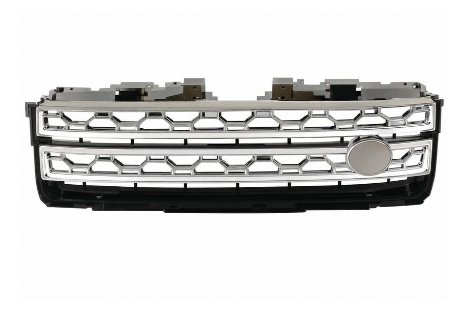 Land Rover Discovery Sport 2014– Hopeanvärinen jäähdyttimen säleikkö (OE-tyyli) Image