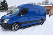 Volkswagen Crafter 2006–2016 Premium Black sivuastinlaudat (2 kpl, ruostumaton teräs) Ø60, keskipitkä akseliväli kuva 2