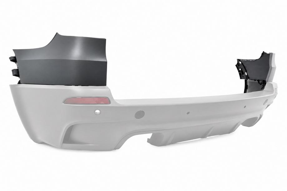 BMW X5 E70 2007–2013 Takapuskurin/lokasuojan listamuovi (takavalon alla, X5 M) Image