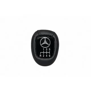 Vaihdekepin nuppi V3 (6-vaihteinen, nahka) Mercedes E-class W124 1984–1997 kuva 2